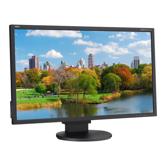 NEC MultiSync EA223WM-BK Installationshandbuch