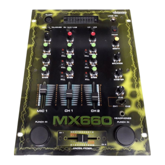 Vivanco MX 660 Bedienungsanleitung