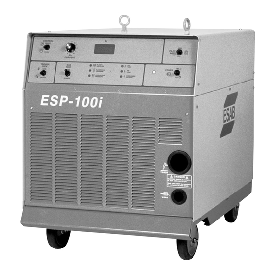 ESAB ESP-100i Bedienungsanleitung