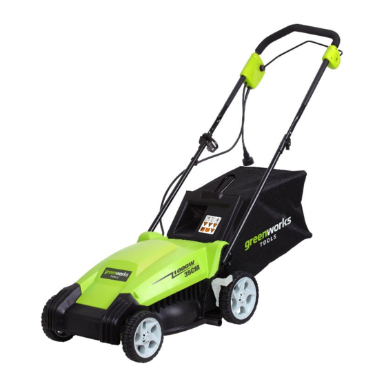 GreenWorks Tools 25237 Bedienungsanleitung