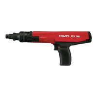 Hilti DX 36 Bedienungsanleitung