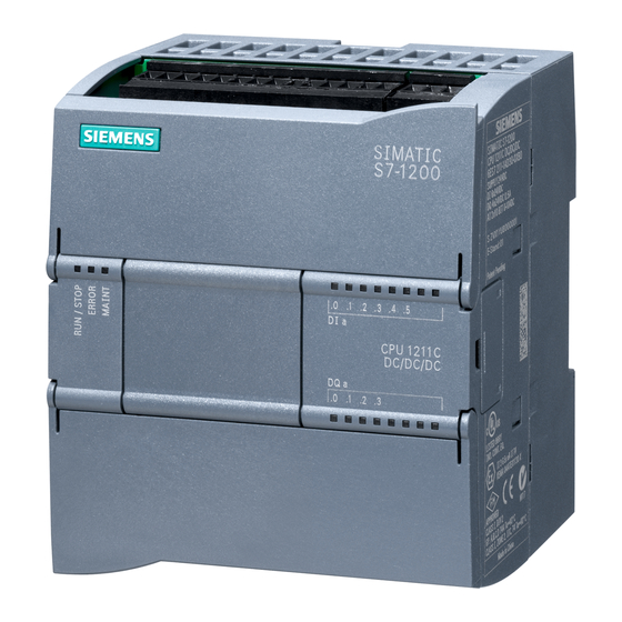 Siemens SIMATIC S7-1200 Betriebsanleitung