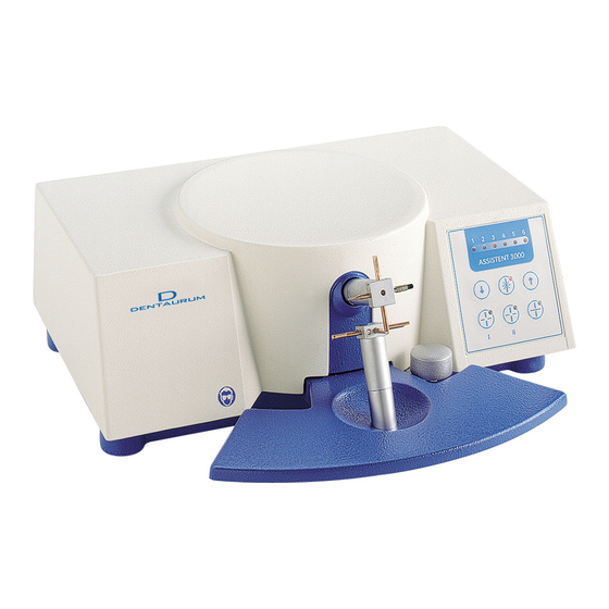 Dentaurum Assistent 3000 Gebrauchsanweisung