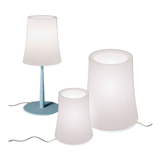 FOSCARINI Birdie Easy Zero piccola Betriebsanleitung
