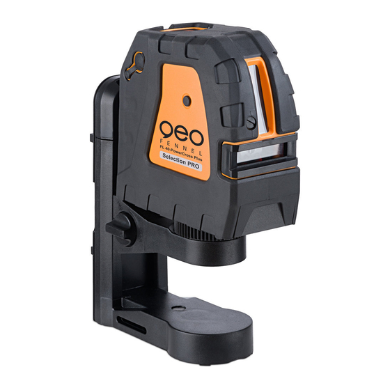 geo-FENNEL Selection Pro FL 40-PowerCross Plus SP Bedienungsanleitung