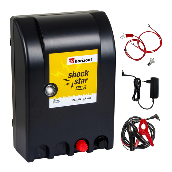Horizont shockstar AN250 Originalbetriebsanweisung
