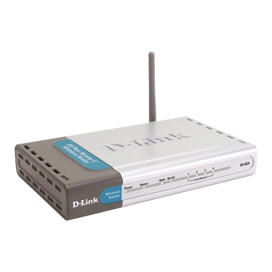 D-Link AirPlus Xtreme G DI-624 Handbuch