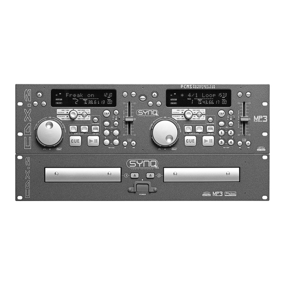 Synq CDX-2 Benutzerhandbuch