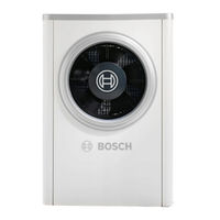 Bosch Compress CS7000i AW Installationsanleitung