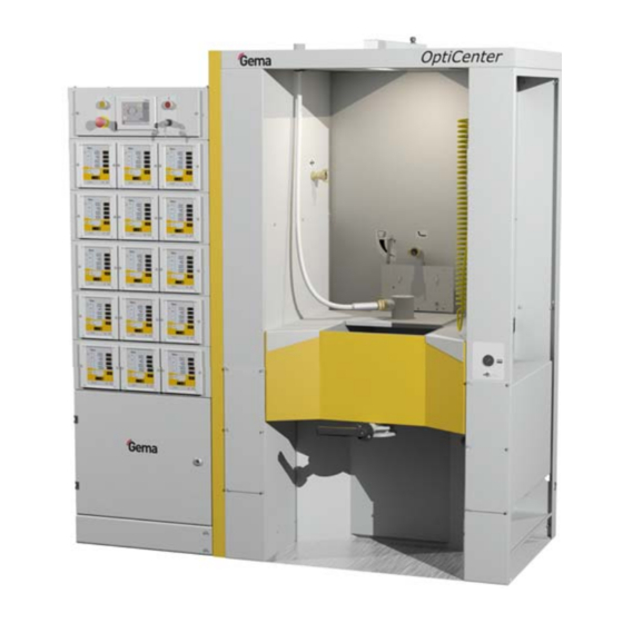 Gema OptiCenter OC05 Betriebsanleitung