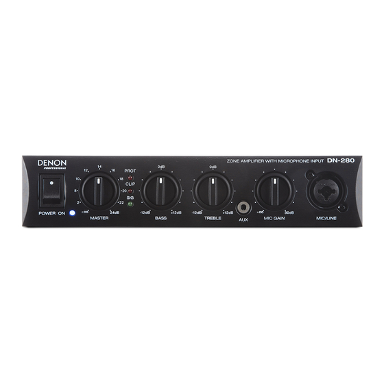 Denon Professional DN-280 Handbücher