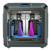 Flashforge Creator 3 Schnellstartanleitung