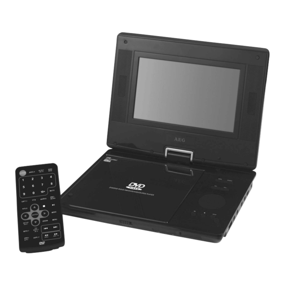 AEG CTV 4952 LCD/DVD/DVB-T Bedienungsanleitung
