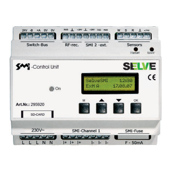 Selve SMI Control Unit Bedienungsanleitung