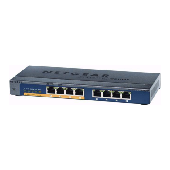 NETGEAR ProSafe GS108P Installationsanleitung