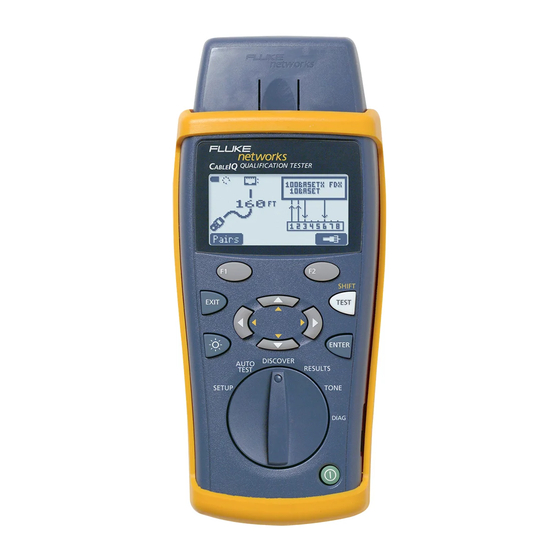 Fluke Networks CableIQ Bedienungsanleitung
