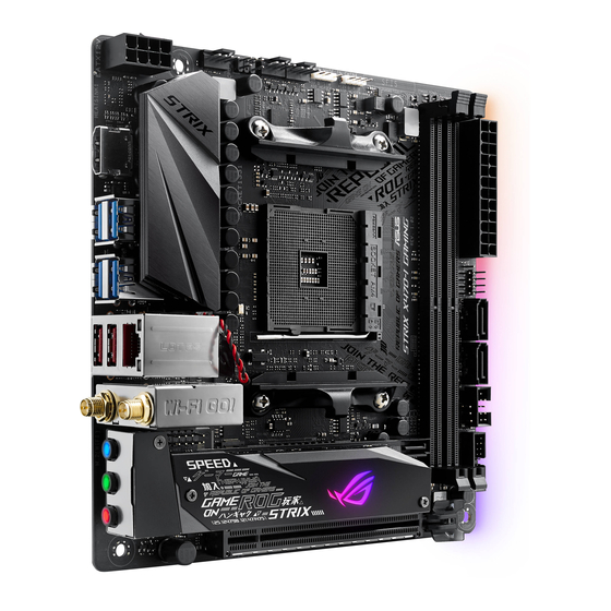 Asus ROG Strix X470-I Gaming Bedienungsanleitung