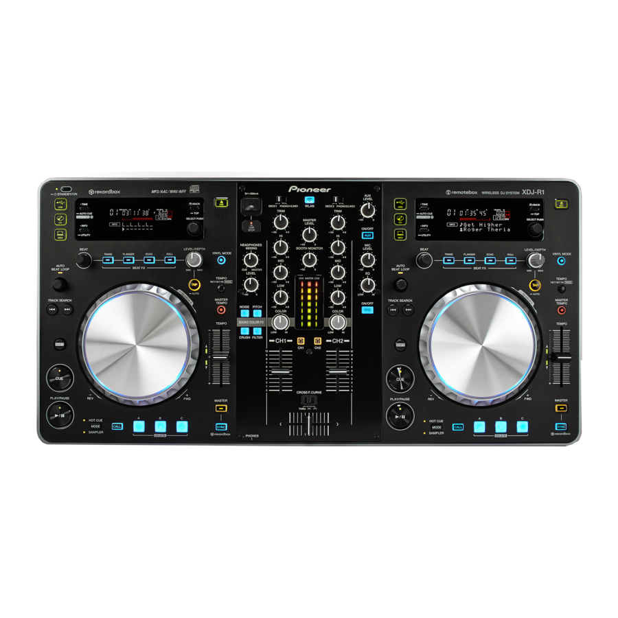 Pioneer XDJ-R1 Bedienungsanleitung