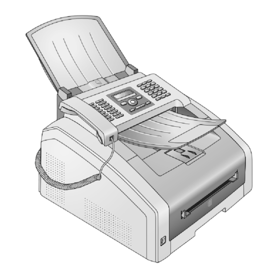 SAGEMCOM FAX 4560 Bedienungsanleitung