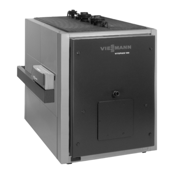 Viessmann Vitoplex 100 SX1 Serviceanleitung