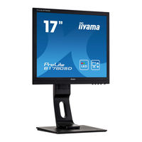 Iiyama ProLite E1780SD Bedienungsanleitung