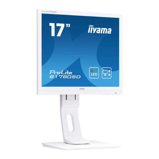 iiyama ProLite  B1780SD Bedienungsanleitung