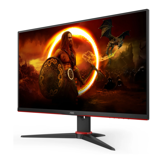 AOC 24G2ZE Bedienungsanleitung