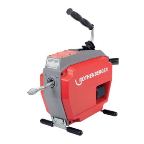 Rothenberger R600 VarioClean Bedienungsanleitung