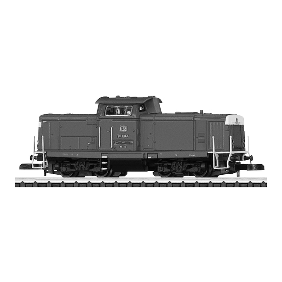 Märklin mini-club BR 213 Bedienungsanleitung