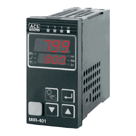 ACS contsys MIR-401 Betriebsanleitung