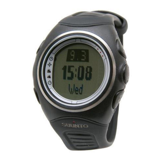 Suunto x6hr Bedienungsanleitung