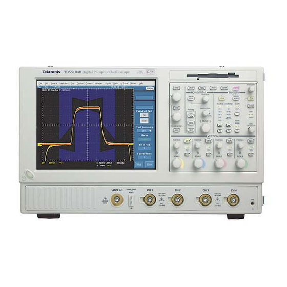 Tektronix TDS5000 Serie Referenzhandbuch