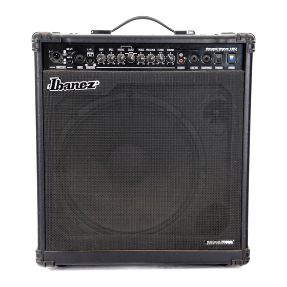 Ibanez Sound Wave SW100 Bedienungsanleitung