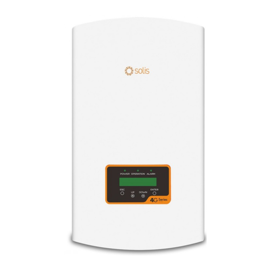SOLIS 3P12K-4G Installations- Und Betriebshandbuch