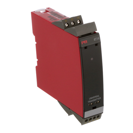 PR electronics 4114 Handbuch