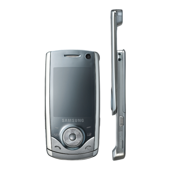 Samsung SGH-U700 Kurzanleitung