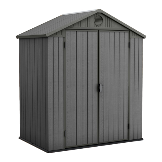 Keter DARWIN 6x4 Gebrauchsanleitung