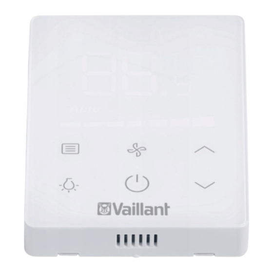 Vaillant Regler VA 2-WC C Installationsanleitung
