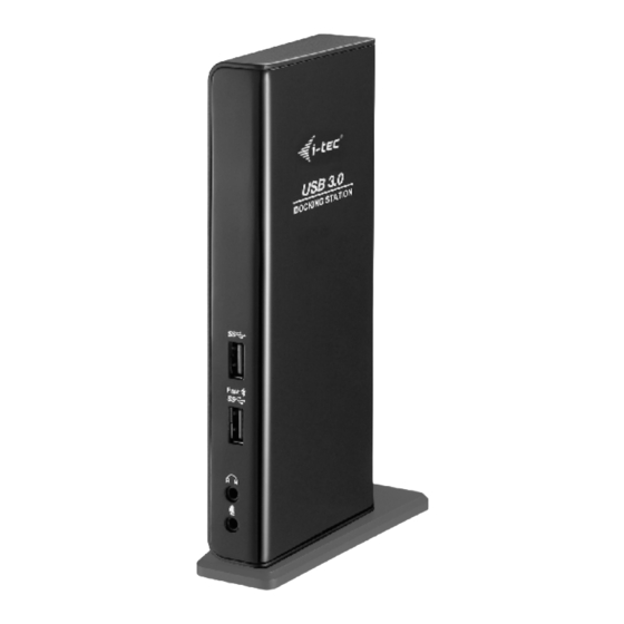i-tec USB 3.0 Gebrauchsanweisung