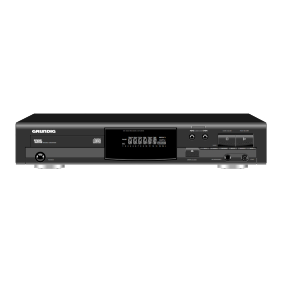 Grundig CD21 Serviceanleitung