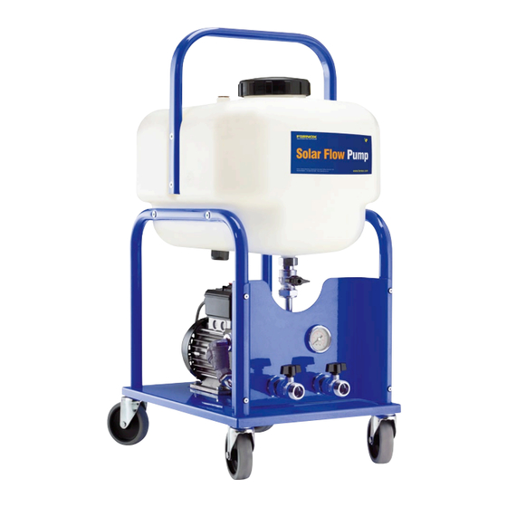 Fernox Solar Flow Pump Bedienungsanleitung