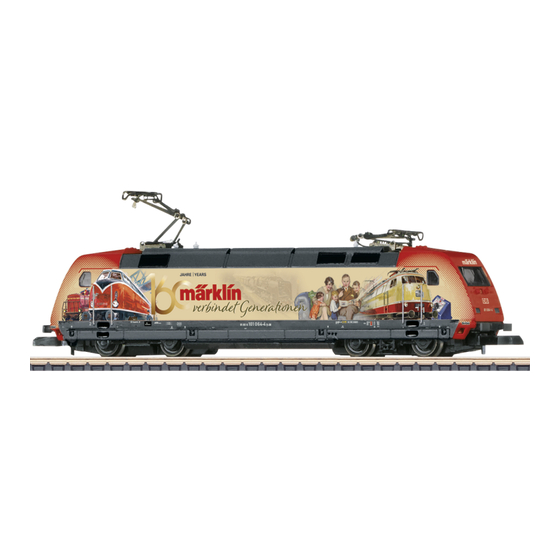 Märklin BR 101 Bedienungsanleitung