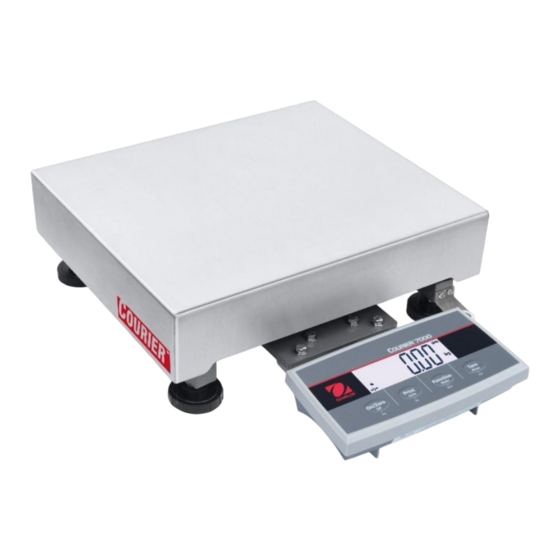 OHAUS Courier 7000 Serie Bedienungsanleitung