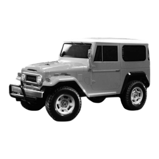 Tamiya Toyota LAND CRUISER 40 Bedienungsanleitung