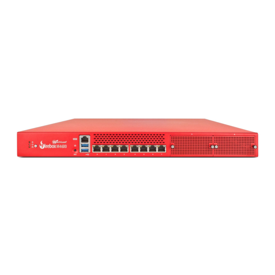 Watchguard Firebox M4600 Kurzanleitung