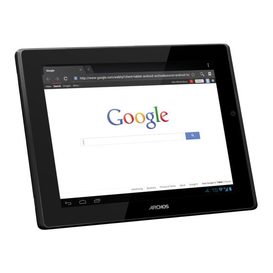 Archos 9.7 Xenon Handbuch
