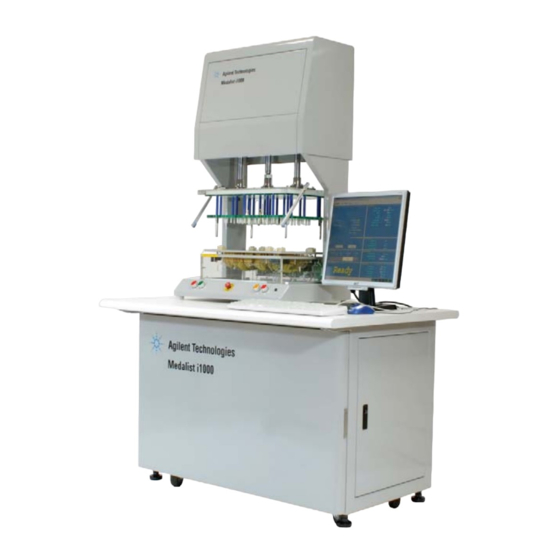 Agilent Technologies Medalist i1000 Bedienungsanweisung