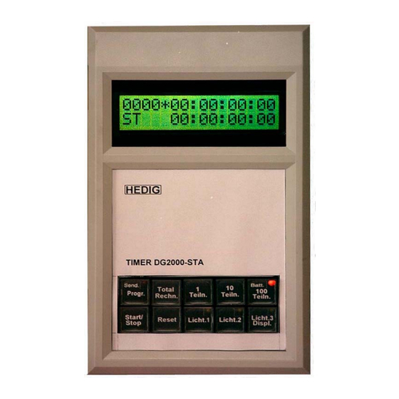 HEDIG DG2000-STA Handbuch