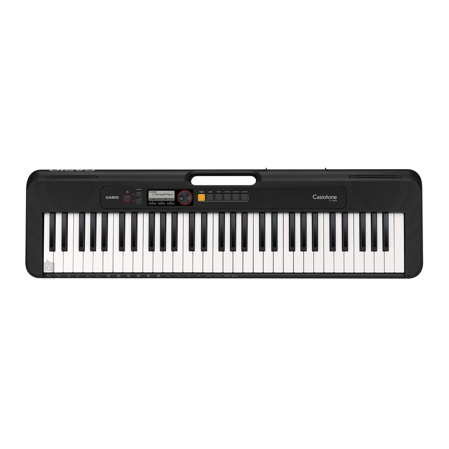 Casio Casiotone CT-S200 Bedienungsanleitung