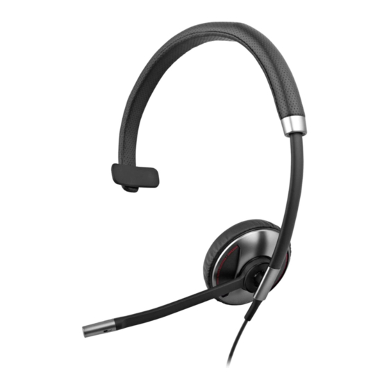 Plantronics Blackwire C710 Kurzanleitung